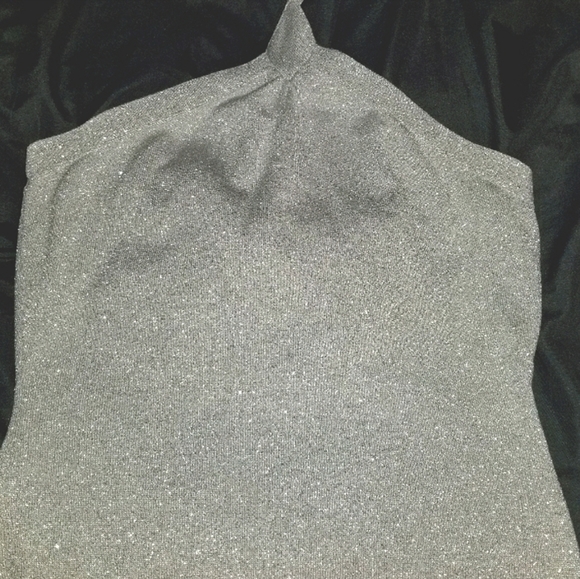 EXPRESS SHIRT Stretchy Halter Top New - Picture 1 of 4